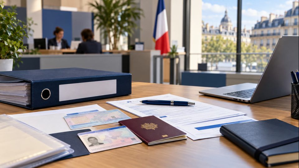 Папка з документами для працевлаштування у Франції